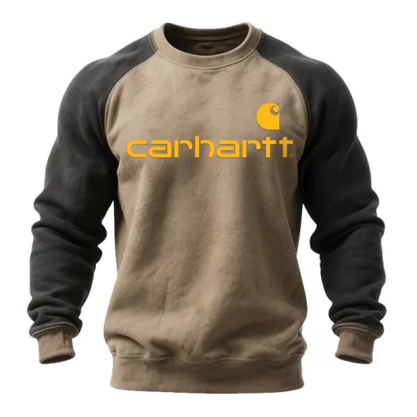 Carhartt Stylish Two-Tone Raglan Sweatshirt For Everyday Wear - Wayrates.com 