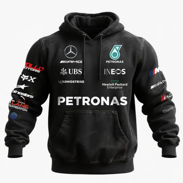 Racing-Inspired Hoodie With Sponsor Logos For Sports Enthusiasts - Wayrates.chimpone.com 