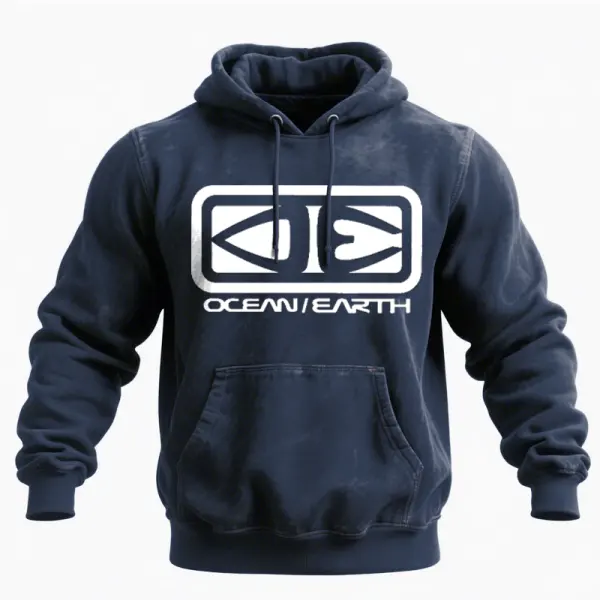 Stylish Hooded Sweatshirt With Iconic Graphic Design For Everyday Wear - Wayrates.com 