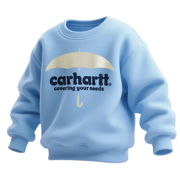 Children's Casual Fashionable And Comfortable Crew Neck Sweatshirt - Wayrates.com 
