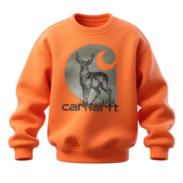 Children's Casual Fashionable And Comfortable Crew Neck Sweatshirt - Wayrates.com 