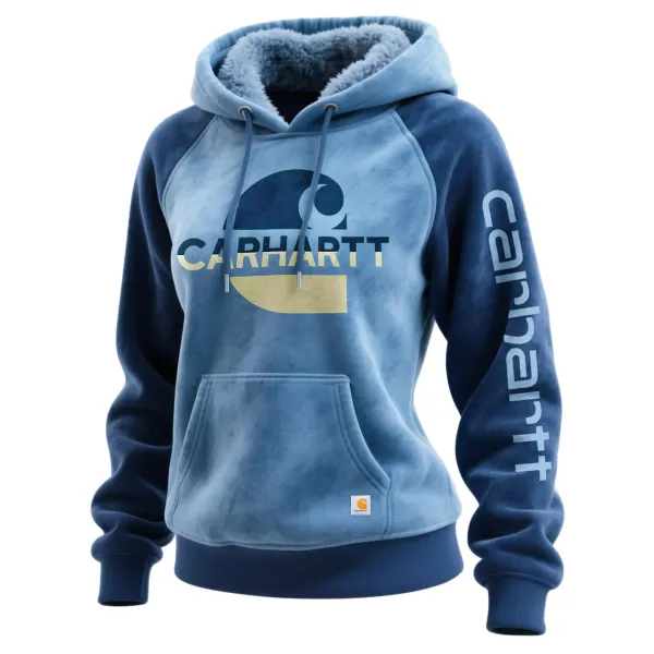 Western Style Women's Hooded Sweatshirt With Fur Collar - Cotosen.chimpone.com 