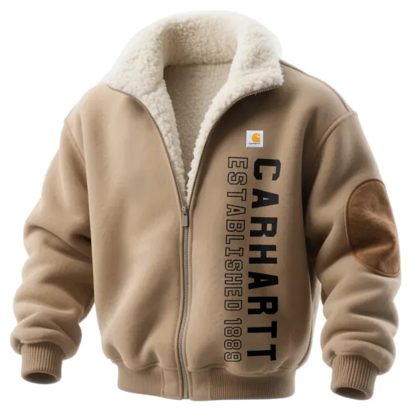 Double-faced Stand Collar Fleece Sweatshirt Lamb Wool Jacket - Wayrates.chimpone.com 