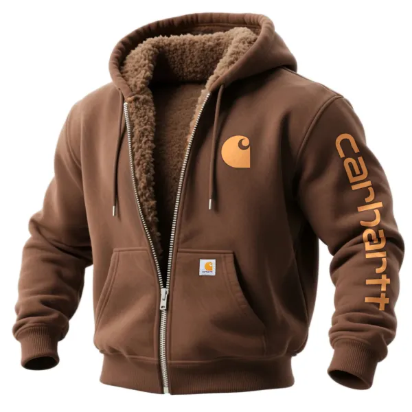 Double-faced Hooded Fleece Sweatshirt Lamb Wool Jacket - Wayrates.chimpone.com 