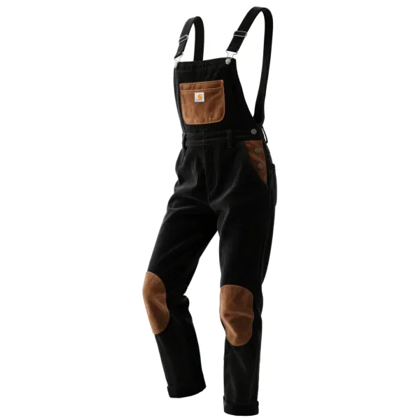 Women's Corduroy Overalls, Workwear, Sweatpants, Overalls, Trousers - Upgradecool.com 