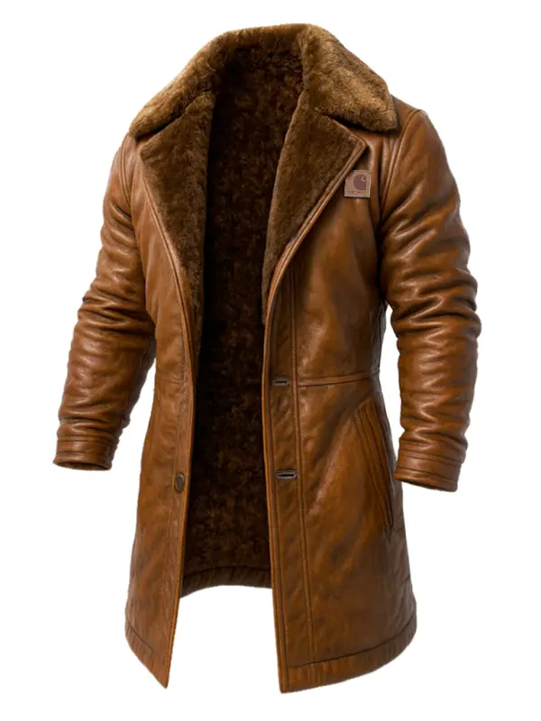 Stylish Winter Leather Warm And Practical To Keep Warm Coat - Simplyion.com 
