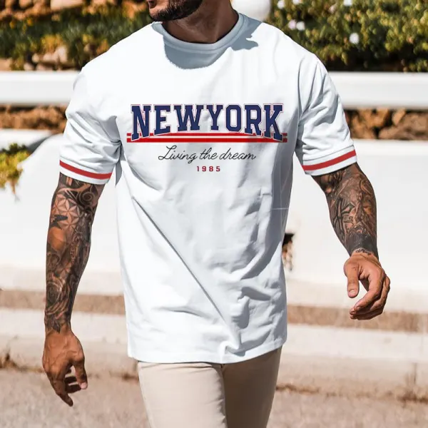 New York Dream Printed T-shirt - Yesunshine.com 