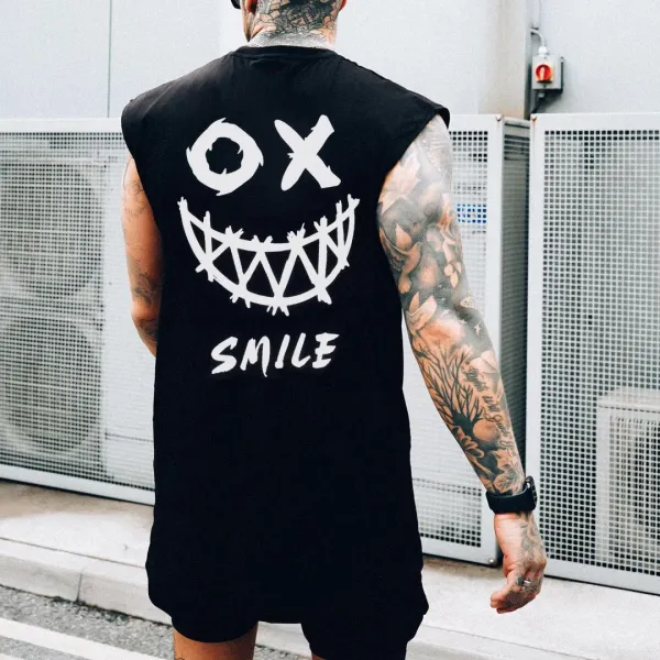 Men's Fashion Print Casual Tank Top - Yesunshine.com 