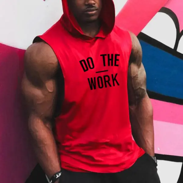 Bodybuilding Fitness Shoulder Sports Hooded Vest - Yesunshine.com 