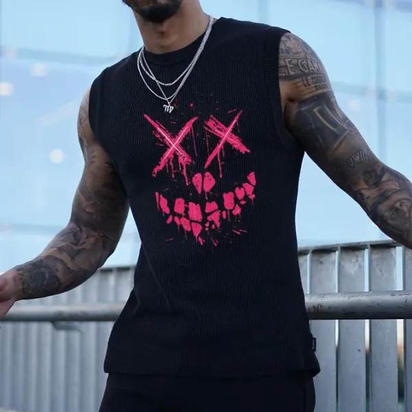 Men's Fashion Print Casual Tank Top - Yesunshine.com 