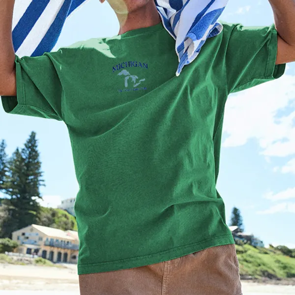 Leisure Outdoor City Printed T-shirt - Yesunshine.com 
