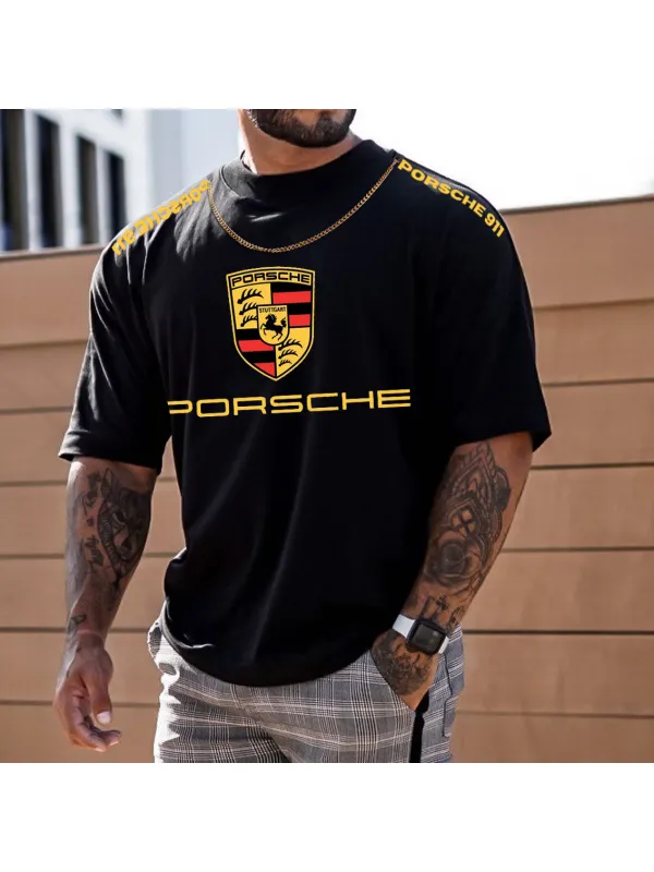 Unisex Loose Fit Premium Racing Print T-Shirt - Aptkoi.com 