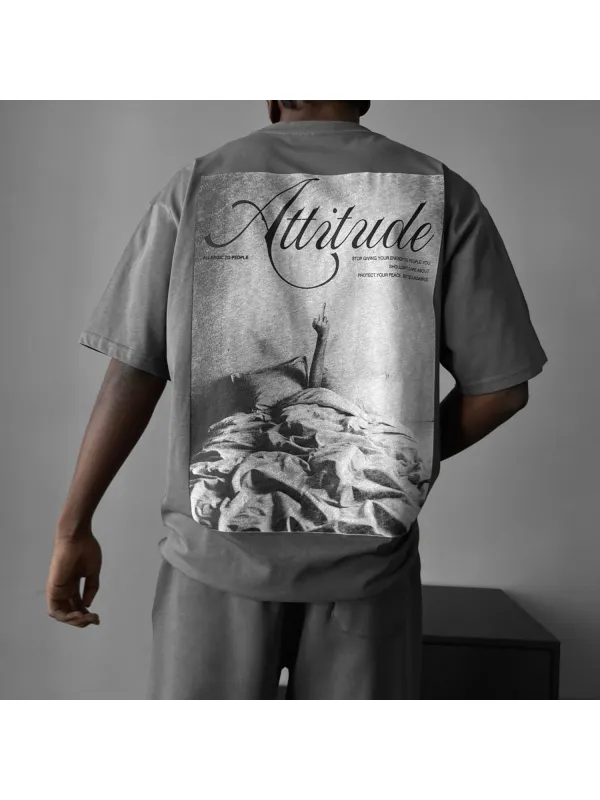 Casual Graphic Oversized Tee - Shopyiyistories.com 