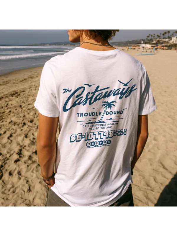 Beach-Inspired Graphic T-Shirt For Summer Adventures - Aptkoi.com 