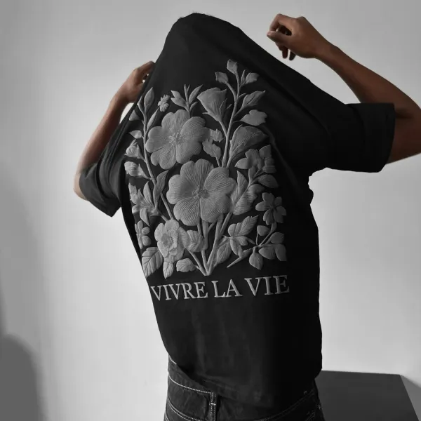 Casual Printed Oversized T-Shirt - Yesunshine.com 