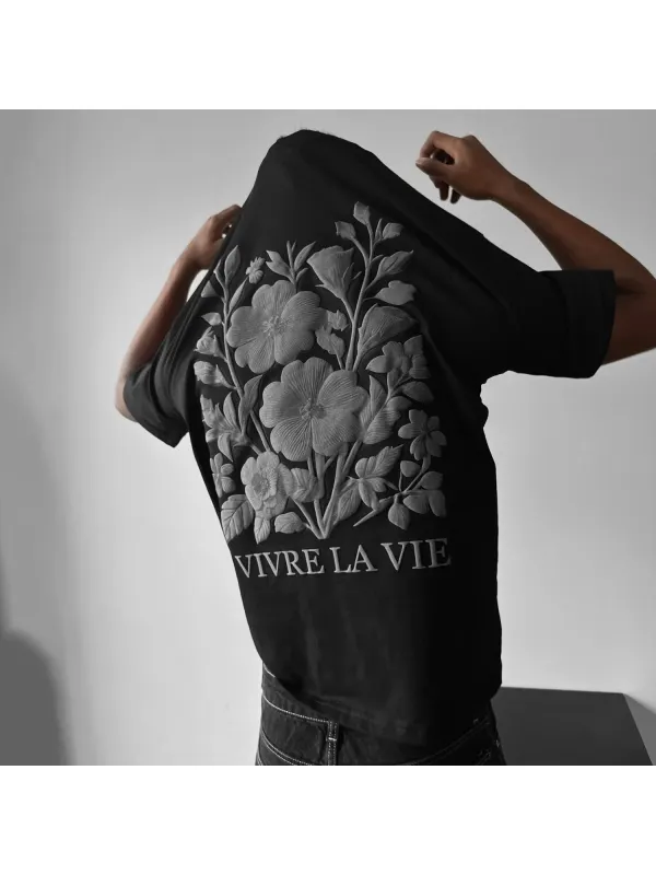 Casual Printed Oversized T-Shirt - Aptkoi.com 