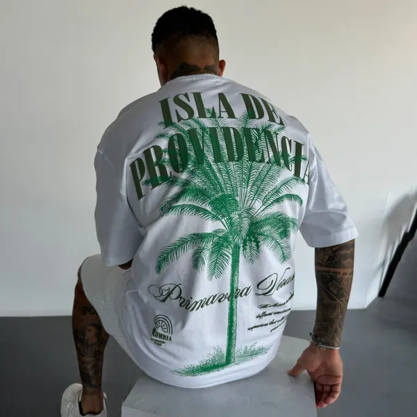 Unisex Oversize Isla De Providencia T-Shirt - Yesunshine.com 