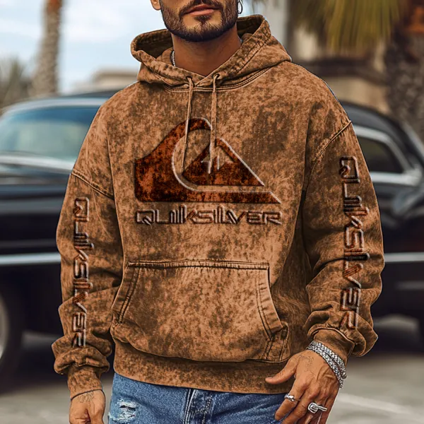 Vacation Casual Vintage Letter Print Hoodie - Spiretime.com 