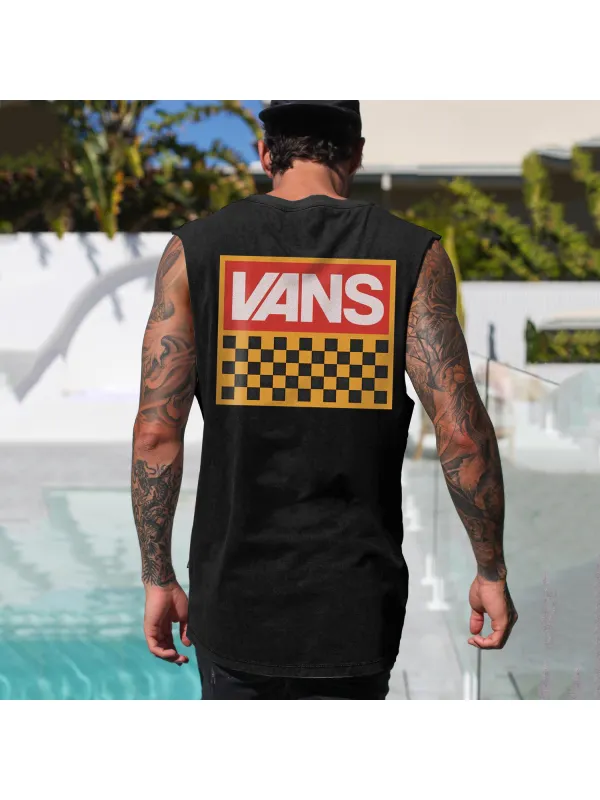 Retro Casual Loose Vest - Ootdmw.com 