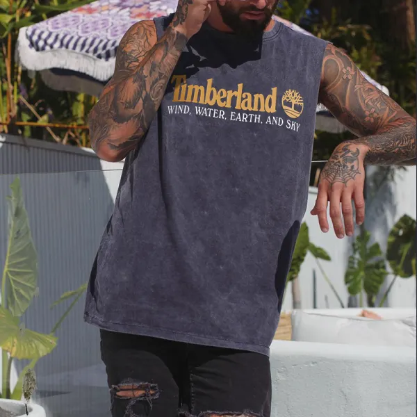 Outdoor Letter Print Holiday Vest - Yesunshine.com 