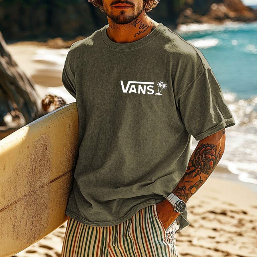 

Vans Holiday Lettering Print T-shirt