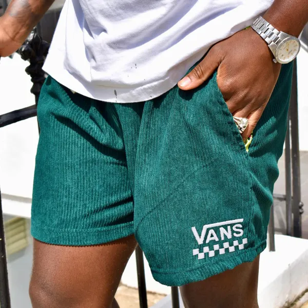 Vintage Casual Shorts Corduroy Surf Shorts Beach Shorts - Spiretime.com 