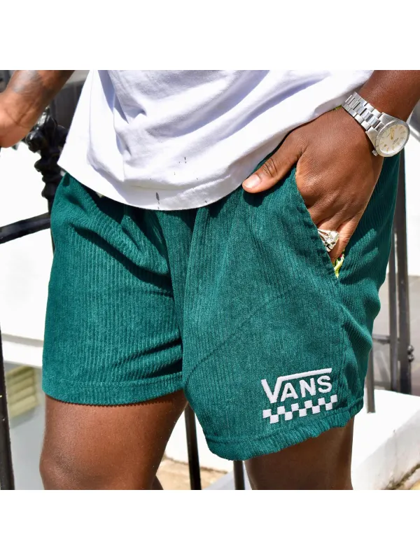 Vintage Casual Shorts Corduroy Surf Shorts Beach Shorts - Anrider.com 