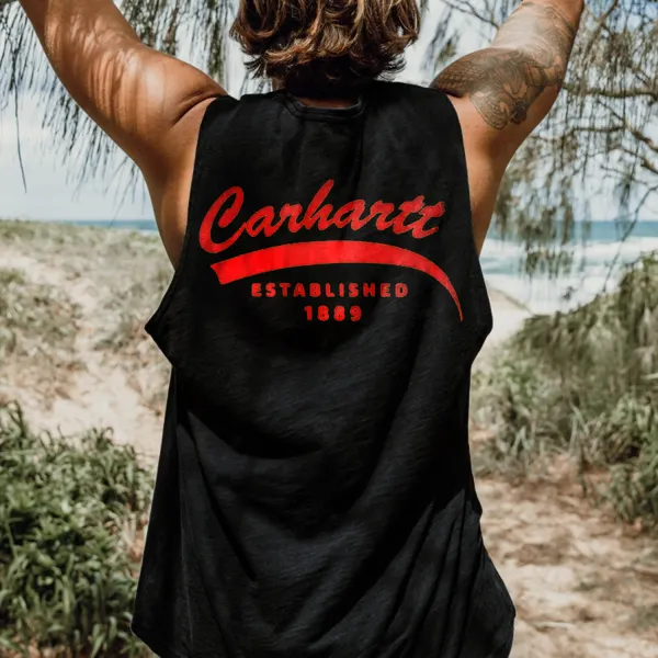 Exclusive Vintage Print Vest - Yesunshine.com 
