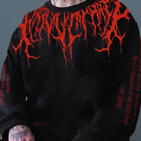 Evil Blood Oversize Sweatshirt - Anurvogel.com 