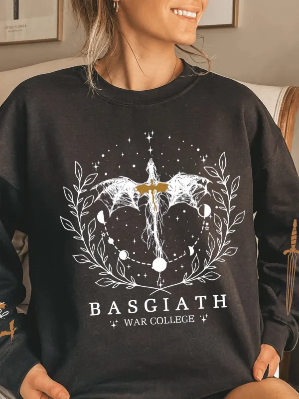 Vintage Basgiath War College Sweatshirt - Realyiyi.com 