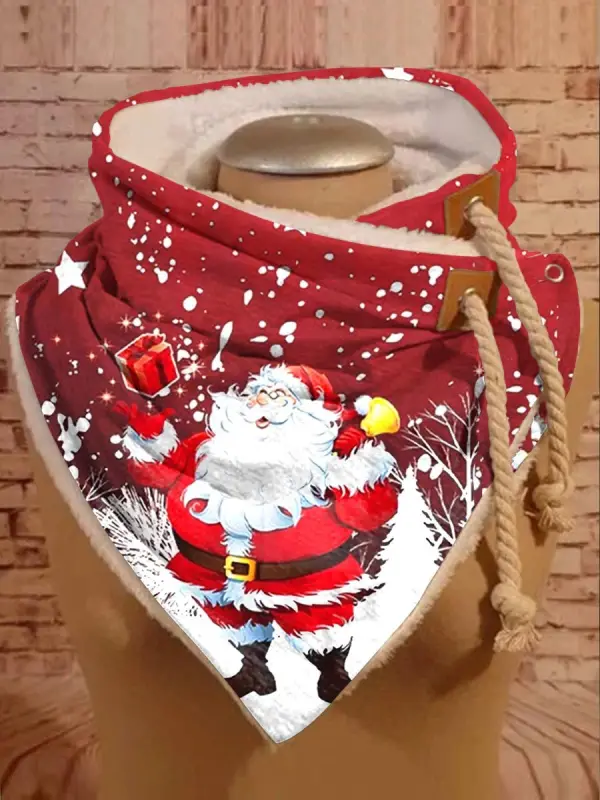 Écharpe Chaude Décontractée En Cachemire épais à Imprimé De Noël - Maxizero.chimpone.com 