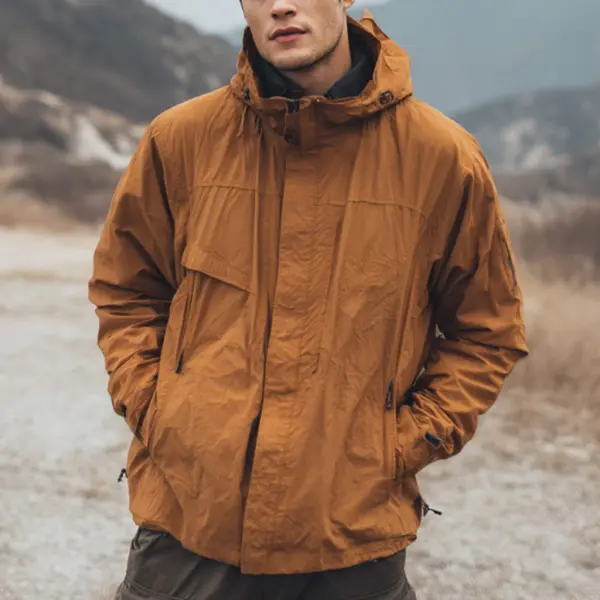 Outdoor Adventure Jacket In Rust Brown - Pipersuper.com 