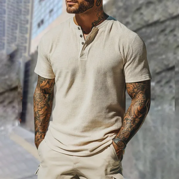 Men's Casual Tight T-shirt - Pipersuper.com 