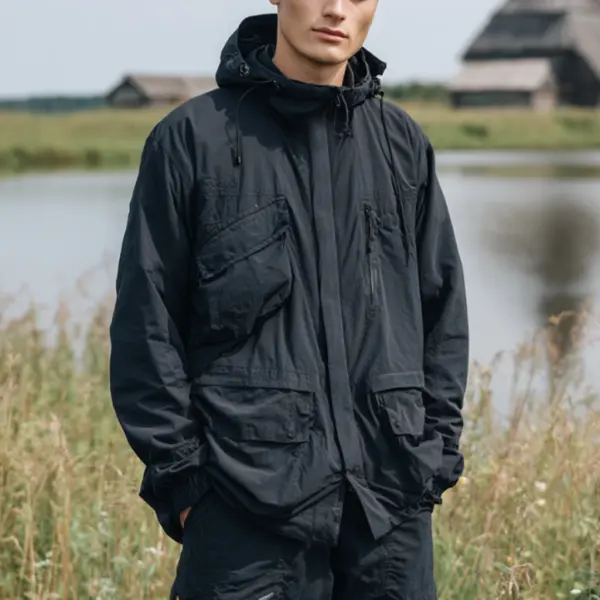 Outdoor Adventure Jacket In Black - Pipersuper.com 