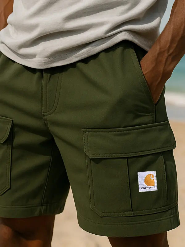 Cargo Shorts With Multi-Pockets For Men - Perfect For Summer Beach Outings - Simplyion.com 