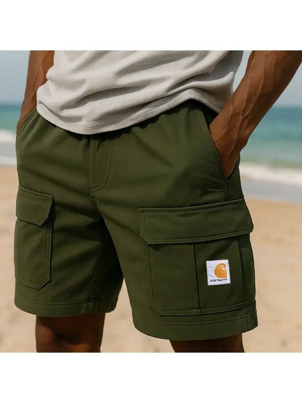 Cargo Shorts With Multi-Pockets For Men - Perfect For Summer Beach Outings - Ootdmw.com 