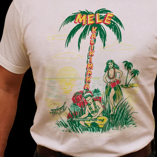 American Retro Hawaiian Vacation T-shirt Only $10.89 - Wayrates.com 