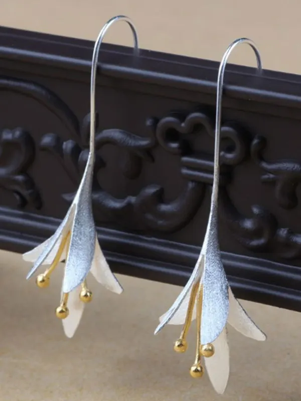Fashion Lily Shape Earrings - Godeskplus.com 