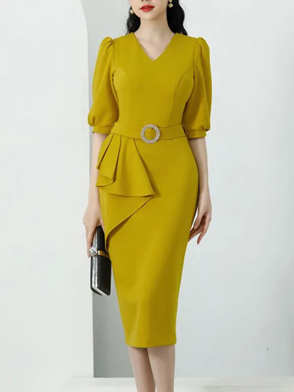 Women's Elegant Slimming Dress For Women - Godeskplus.chimpone.com 
