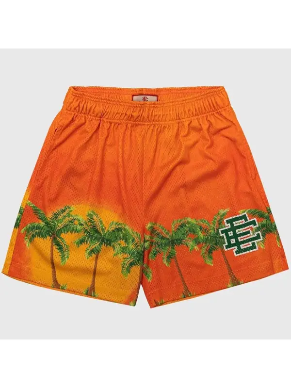 EE Beach Shorts Orange - Godeskplus.com 