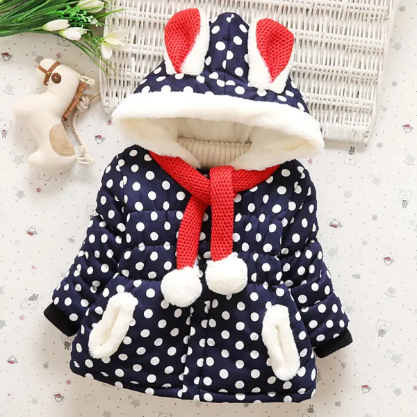 【18M-6Y】Girls Polka Dot Thick Hooded Coat11 - Www-beta.selaros.com 